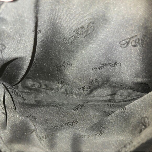 Fossil Vintage 75082 Black Leather Multi-Pocket Utility Shoulder Bag 11"X9"X3.5" - Picture 9 of 12